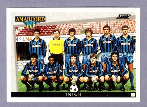 Inter team card panini - inter,
