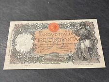 Banconota Da 50 Lire Buoi 24/04/1918