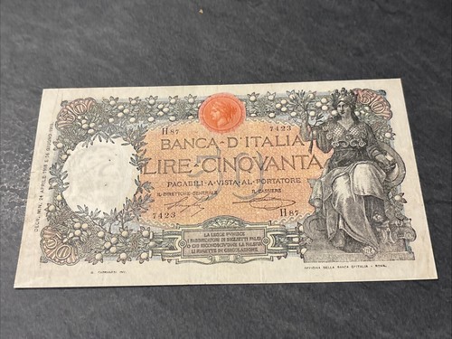 Banconota lire buoi - 50,
