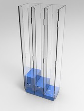 Espositore contenitore a 3