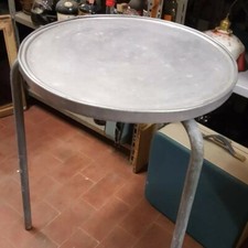 Tavolino ferro e alluminio bar Italia Sec. XX  cm. 73x51 Garden Iron table ^