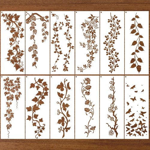 Stencil bordo vite - , per