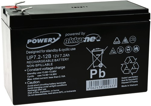 Powery batteria piombo - powery, al