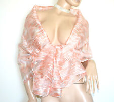 Stola foulard rosa cipria
