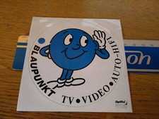 ADESIVO VINTAGE STICKER KLEBER  BLAUPUNKT TV VIDEO AUTO HI FI 