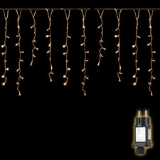 Tenda Luminosa Esterna, 2M 80LED Luci Natale Interni Natalizi Con 8 Modalità Di 