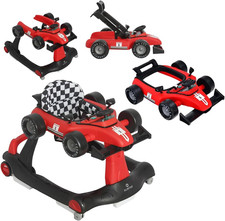 - Girello per Bambini RACING 3 in 1 Evolutivo - Primi Passi 6-18 Mesi - Trasform