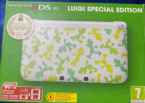 Nintendo 3ds luigi - nintendo, xl