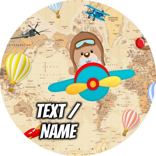 Cake topper viaggio aereo