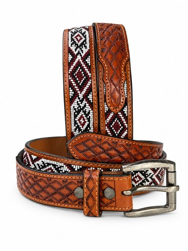 Cintura western pelle pieno - western, in