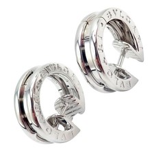 Autentico! Orecchini vintage BULGARI BULGARI B.Zero1 in oro bianco 18 kt