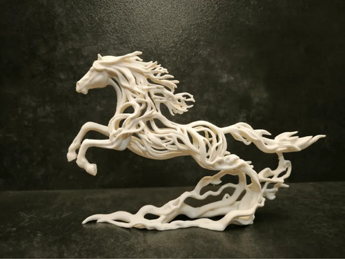 Scultura cavallo minimalista - cavallo,