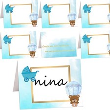 50 pcs Segnaposto Battesimo Bimba Bimbo,Segnaposto Allestimento Festa Tema O