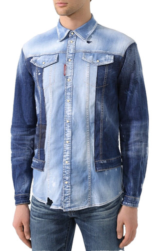 Dsquared2 giacca uomo denim - dsquared2,
