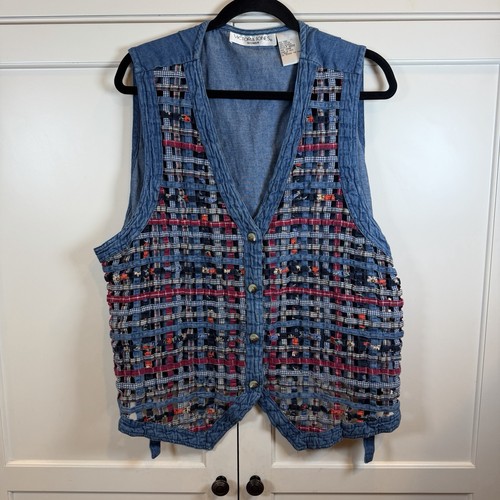 Gilet vintage patchwork