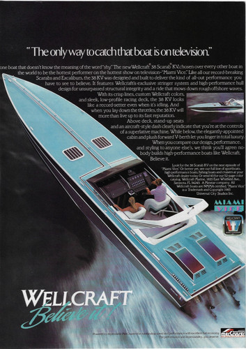 1985 miami vice wellcraft - miami, 38