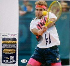 Foto firmata Andre Agassi Open