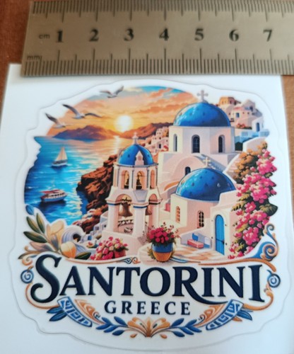 Adesivo auto - , santorini