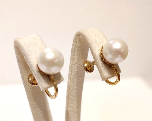 Orecchini vintage oro 18kt - orecchini, in