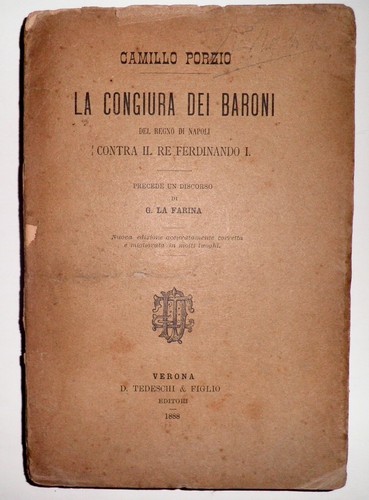 Camillo porzio congiura - la,