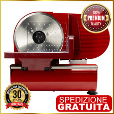 Affettatrice Elettrica per Casa 100W Lame Inox da 19cm Affetta Salumi Alimenti