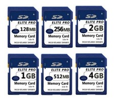 Scheda SD 128 MB 256 MB 512 MB 1 GB 2 GB 4G scheda SD scheda di memoria flash digitale sicura
