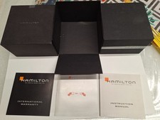 Hamilton scatola + controscatola orologi watch box Khaki GMT Air Race H77695333