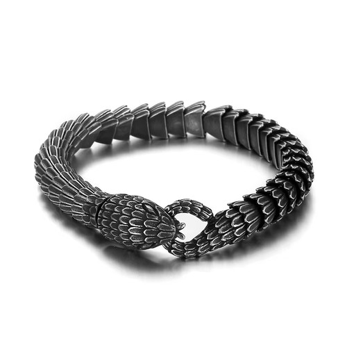 Ouroboros bracciale serpenti - bracciale,