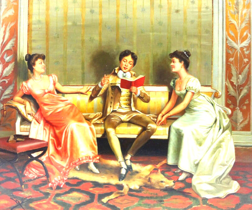 Antico quadro tavola - quadro, su