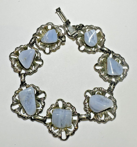 Blu pizzo agata lavanda pietre - pizzo,