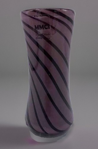 Vaso vetro artistico fatto - vaso,
