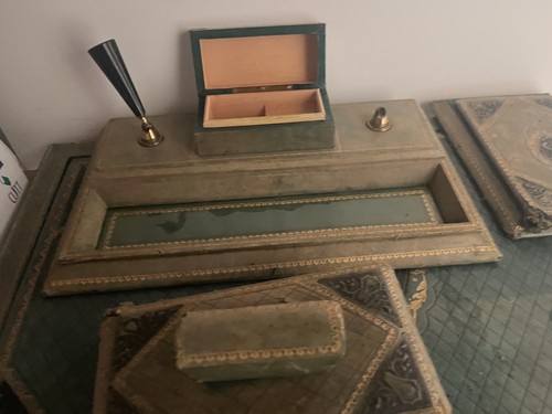 Set scrittoio antico - set,