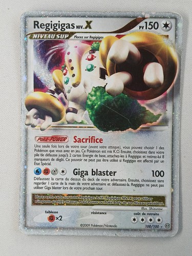 Carte pokémon regigigas - carte,