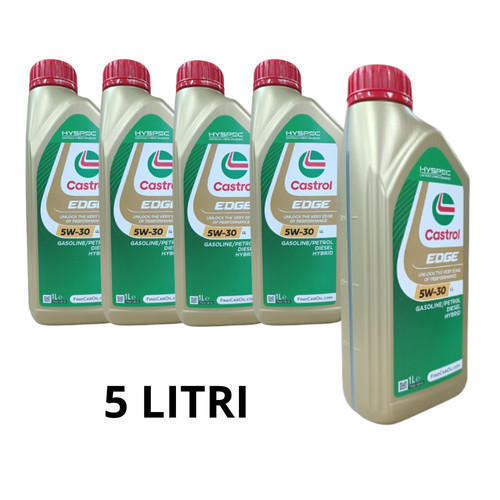 Litri olio motore castrol - 5,