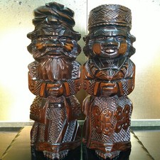 Coppia di bambole Ainu