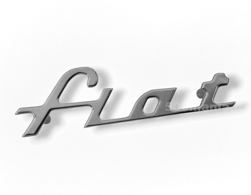 Scritta fiat metallo - scritta, in