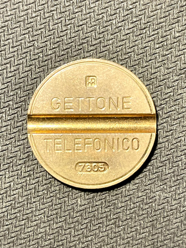 Gettone telefonico molto raro - gettone,