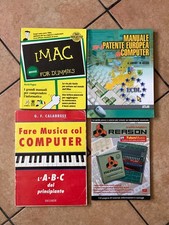 4 Libri Informatica Vintage: ECDL, iMac, Reason, Musica PC | Apogeo Collezione