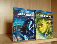 STAR WARS _ THE ORIGINAL TRILOGY + PREQUEL TRILOGY _ 6 BLU RAY EDIZIONE ITALIANA