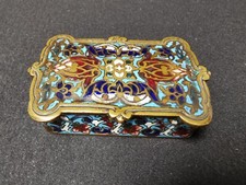 Elegante Tabacchiera in Bronzo