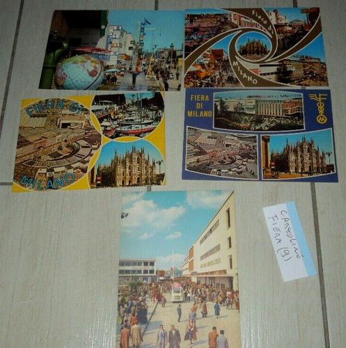 Cartoline della fiera - fiera, di