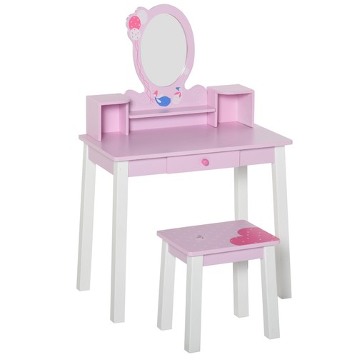 Homcom set tavolo - homcom, toeletta