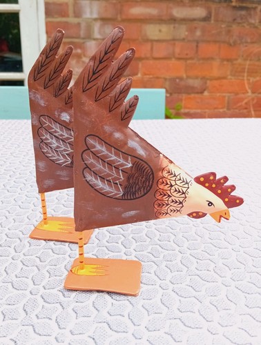 Coppia figure rustiche - , dipinte