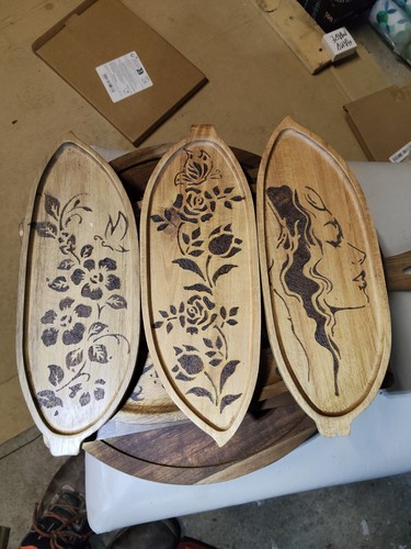 Tagliere legno pirografato - tagliere,