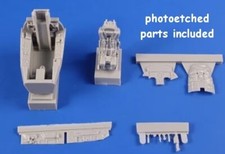LOCKHEED F-104G/J 104 G STARFIGHTER COCKPIT SET 1:48 AIRES 4404 PER KIT KINETIC