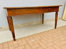 Tavolo Luigi XVI in Ciliegio e 2 Cassetti-Restaurato (in corso d'opera)_car 2981