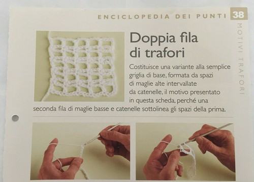 Scheda tecnica punti uncinetto - punti,