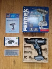 Ferrex trapano a batteria 20V Li-Ion con punte + Batteria Active Energy