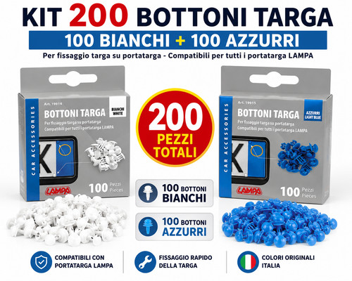 Set 200 tappi - , bottoni