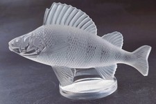 Signed Lalique Crystal Perch